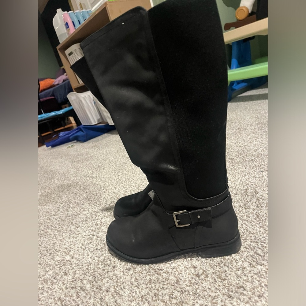 Lane Bryant Black Boote Sz 11EW